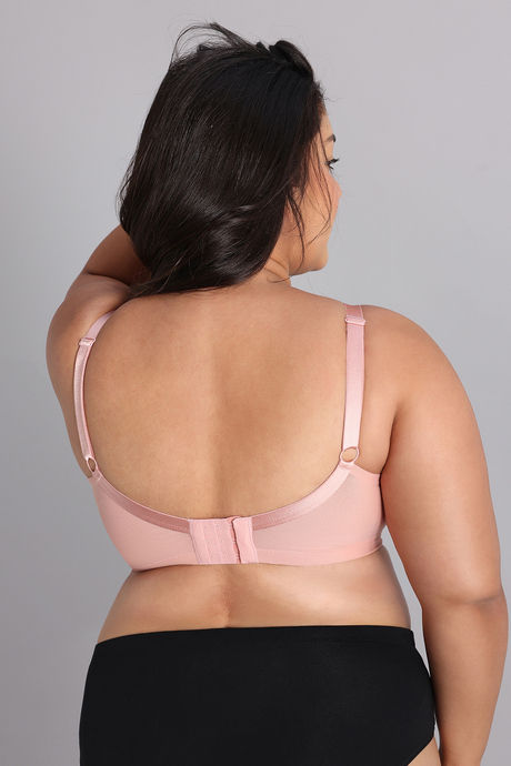 Zivame True Curv Single Layered Non Wired Full Coverage Super Support Bra - Peach Beige — image 4